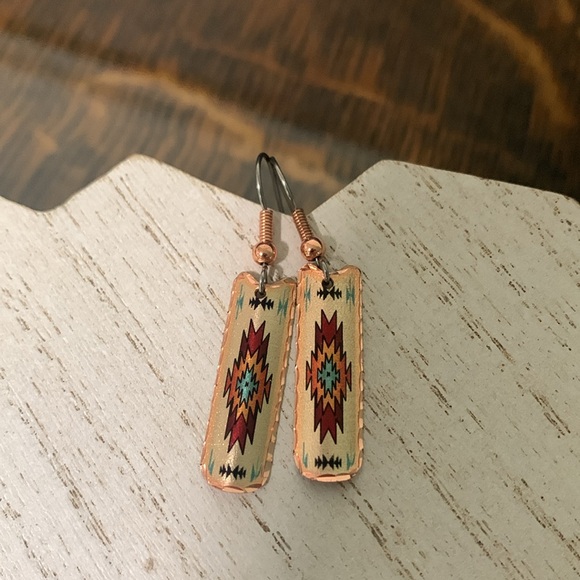 Copper Earrings - Picture 3 of 3